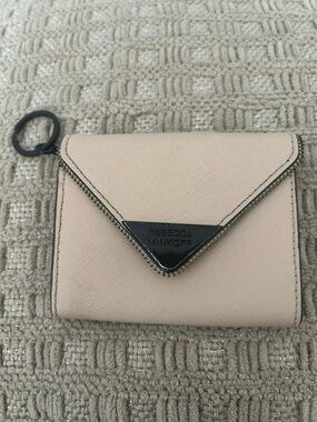 Rebecca Minkoff Pale Blush Envelope Wallet with Logo Accent